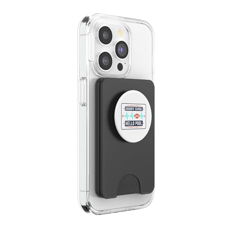 Goodbye School Hello Pool PopSockets : PopWallet MagSafe Cadeau Été - 4