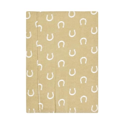 Image of Hudson Baby Unisex Baby Cotton Poly Flannel Burp Cloths, Cowboy 4-Pack, One Size