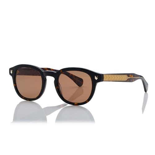 Image of Shisen Fox KITSUNE 2.0 Unisex Sunglasses with Oval Design | Non-Polarized Lenses | Trendy Sun Glasses for Men & Women | Fashion Sunglasses | Acetate Material