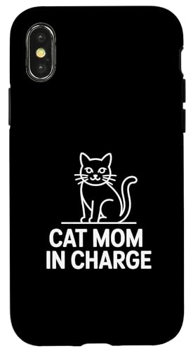 Cat Mom In Charge �X�}�z�P�[�X iPhone X/XS �p