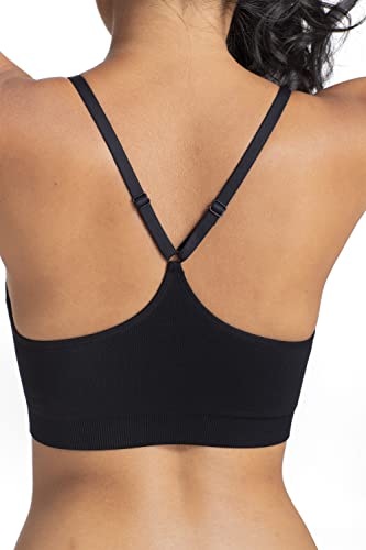 Dorina D000906CK004-BK0001 Revive Women'S Light Padded Comfort Bras, Wireless Bralette, Everyday Basic Sleep Bras D000906 thumb #4