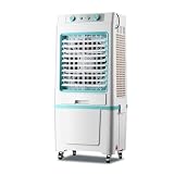 Refrigeratore ad evaporazione industriale da 40 l, 3 in 1, con oscillazione a 120° e 3 velocità, controllo a manopola, pad di raffreddamento + scomparto per ghiaccio, per officina, magazzino, fabbrica
