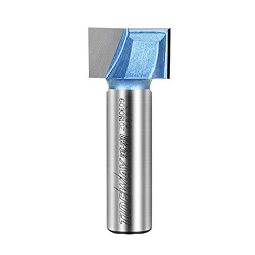 1/2-Inch Shank 7/8-Inch Cutting Dia Double Flute Carbide Tipped Cleaning Bottom Router Bit Woodwork Cutter For Cnc #TOP1