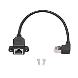 Fonction du produit : protégez efficacement vos connecteurs RJ45 existants, le connecteur femelle avec vis peut être utilisé pour l'installation de plaques, pas facile à perdre.