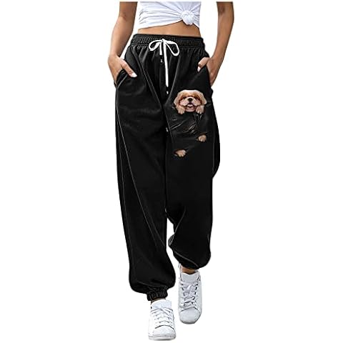 Pantalones de Chándal Navideños para Mujer VEMOW Cover