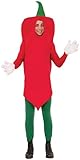Forum Novelties Hot Pepper Costume, Red, Standard