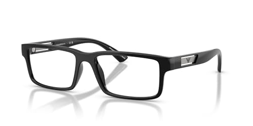 Image of Emporio Armani mens Ea3278 Rectangular Prescription Eyewear Frames