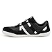 Xero Shoes Men's Kelso Barefoot Sneaker,Black/White, 9