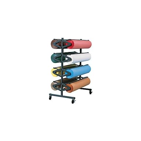 Pacon Corporation 67780 Art Paper Roll Dispenser, Holds 8, 36-Inch W x 9-Inch Dia, GY Cover