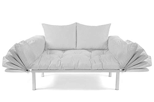 EasySitz Schlafsofa Sofa 2 Sitzer Kleines Couch 2-Sitzer Schlafsessel für Zweisitzer Personen Mein Futon Sitzen EIN… – Bild 7
