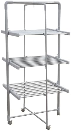Cofan Electric Tower Clothes Airer | 4 Omnidirectional Wheels wit...