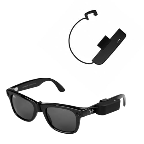 Image of Wearable Charger for RayBan Meta Gen 2, RayBan Meta Gen 1, Wayfarer /Skyler /Headliner /Oakley Meta HSTN, Portable Charger for Meta Glasses Accessories, Mini Charger for Meta