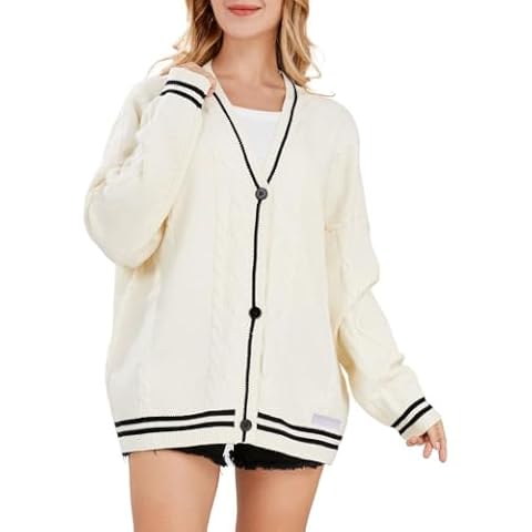 Women's Beige Long Sleeve Star Print Cardigan Cover