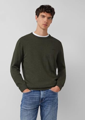 Pull avec logo s.Oliver homme ne pique pas coupe ajustée confortable
