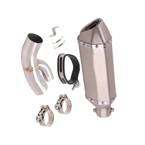 スリップオン オートバイ排気システム エスケープ モディファイド ミドルリンクパイプ モトマフラー DB キラー に適合するS1000XR S1000 XR 2015-2019 用