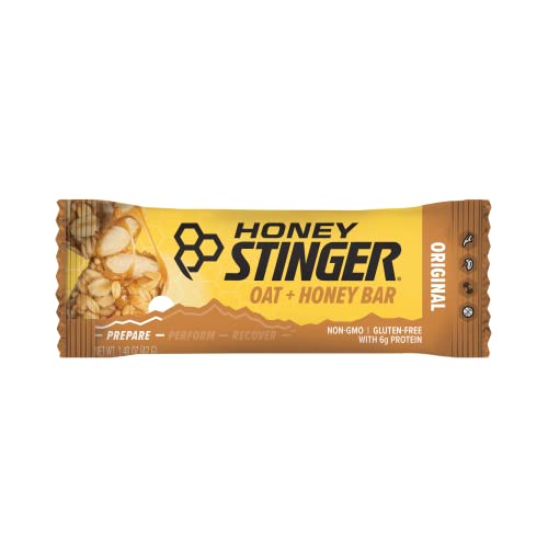 Honey Stinger Oat + Honey Bar | Original | Energy Packed Food To Prepare For Exercise, Endurance And Performance | Sports Nutrition Snack Bar | Pre-Workout, Protein, Gluten Free | Box Of 12 #TOP1