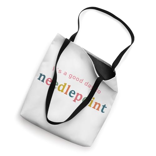 Bolso Tote Divertido Needlepoint 16 pulgadas miniatura 2