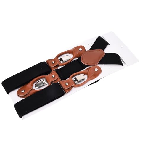 Tirantes para hombre elásticos ajustables con bandas anchas para pantalones de vestir