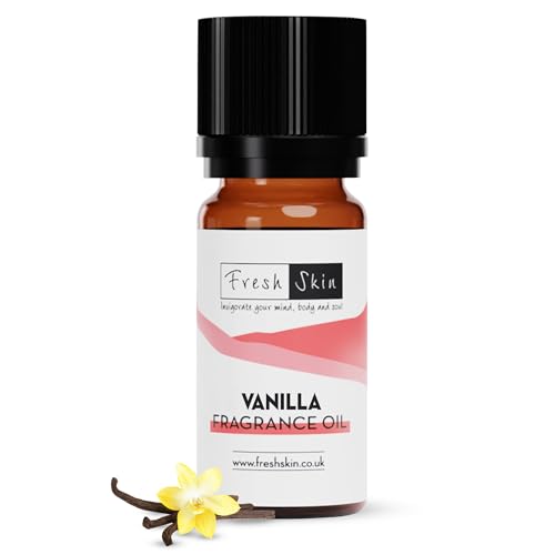 Vanilla 10ml Fragrance Oil Multi Listing - Freshskin Fragrance Oils - Candles Bath Bombs Soap Making & Wax Melts - Cosmetic Grade - A Rich Complex & Long Lasting Scent!