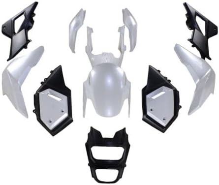 Injection Complete Fairing Kit Fit for 2016-2020 Honda Grom MSX125 2016 2017 2018 2019 2020 Grom 125 ABS Plastic Fairings Bodywork Body Frame - Pearl White