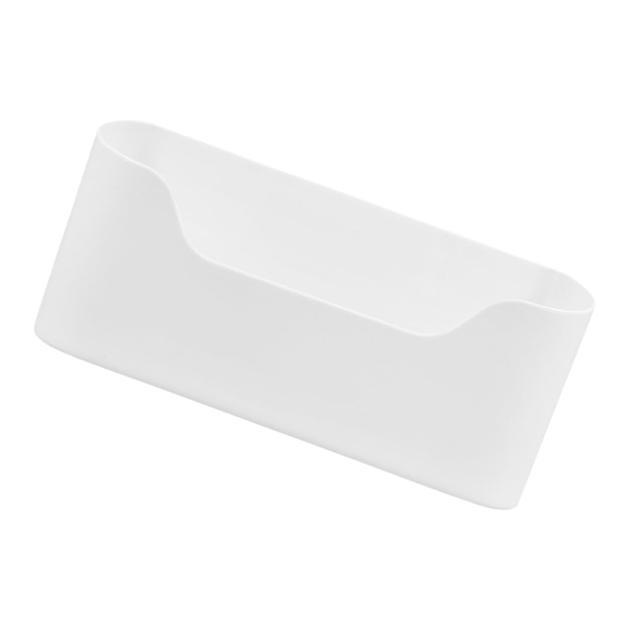 Mikinona Wall Mounted Cabinet Door Organizer Versatile Adhesive Storage Box for Kitchen Fridge Side and Under Sink Shelves for Efficient Space Utilization and Stylish Appearance