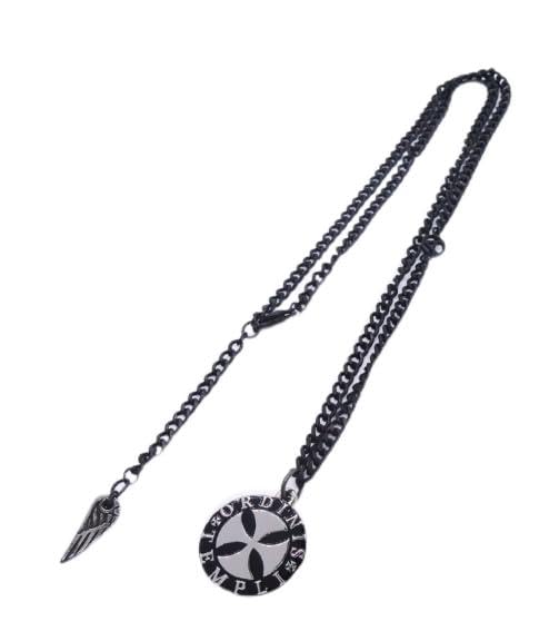 Collar de acero AA.C260COS Marca con acabado pulido de alta joyería