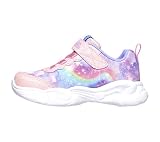 Temático Skechers UNICORN STORM, Zapatillas para Niñas, Pink/Lavender Mesh, 26 EU