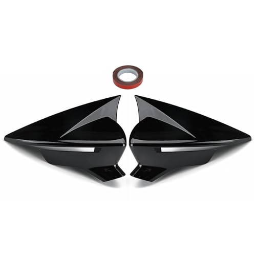Coques rétroviseurs noir brillant pour Seat Leon MK3 FR 2013-2019
