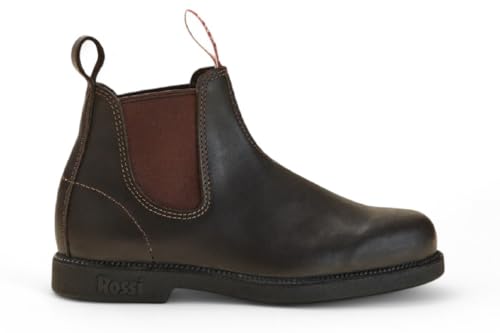 Rossi Booma 607 Brown Claret Leather Chelsea Boots