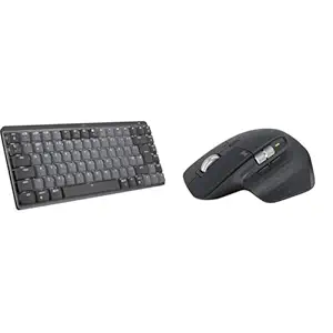 Logitech Mx Mechanical Mini Wireless Illuminated Keyboard, Linear Switches, Backlit, Bluetooth, USB-