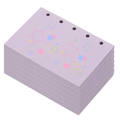Feuilles de papier mobiles colorées pour journal et création de votre carnet sur mesure