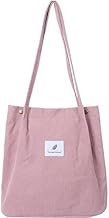 Maraxis Totes Bag for Women Girl Canvas Shoulder Cord Purse with Inner Pocket For Work Beach Lunch Travel School Big Capacity Shopping Bag