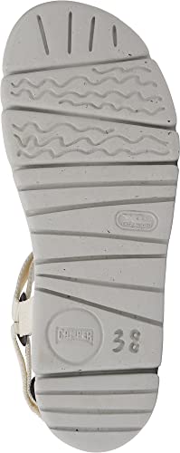 Camper Oruga Up K200851, Sandalo Donna, Natura Bianca 007, 36 Eu - 5