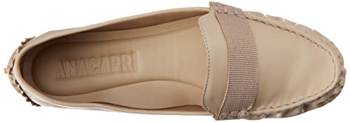 Anacapri Nude, Mocassim Feminino, Ac Bone/Salmao, 36