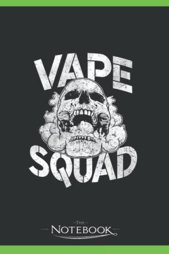 Vape Squad Notebook: Planner, Diary, Lined College Ruled Paper 120 Lined | 6 x 9 inches Notebook, Note Pad, Notes