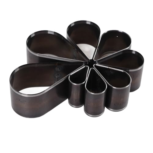 Leather Craft Die Cutting Punch Tool, Teardrop Alloy Steel Hole Punch, and Jewelry Making, Various Sizes for Mobile Phone Cases, Belts, DIY