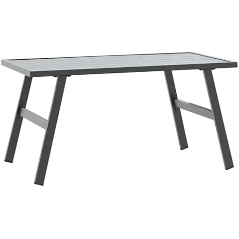 vidaXL Modern Black Garden Coffee Table Cover