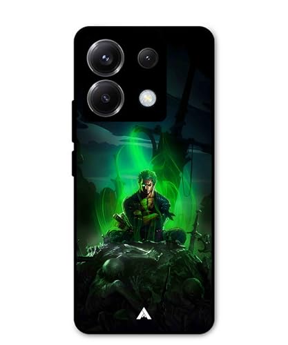 Image of Premium Anime 1 Case for Xiaomi Redmi Note 13 (Glossy Finish) Soft-Touch Metal TPU Back Cover, Shockproof, Designer, Aesthetic Mobile Phone Case