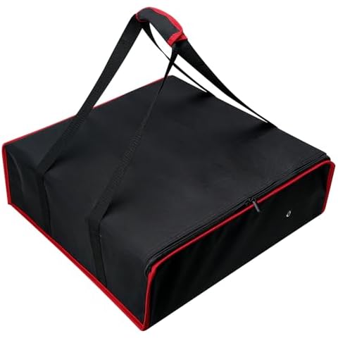 TOGETRUE Pizza Bag, Insulated Pizza Bags for Delivery Carry Hot, Large Pizza Food Delivery Bag for Doordash, Uber Eats, Pizza Warmer Bags for Personal Use, 20 x 20 Cover