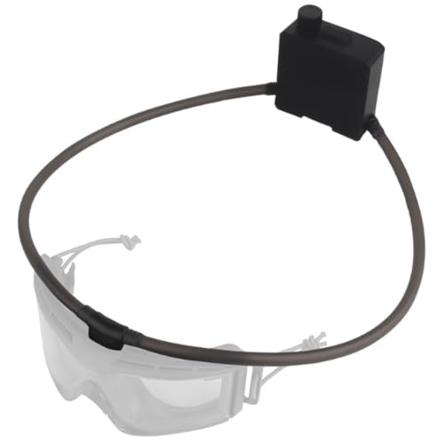 Desempañador de gafas con ventilador ajustable para airsoft y esquí