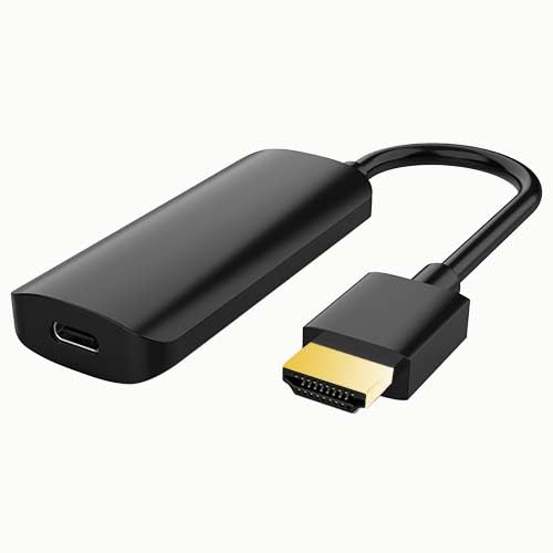Lumen ���[���� LAD-HMCFMF HDMI ���ڒ[���@��̓���� TYPE-C ����AR �O���X Display�ɉf�� 4K60Hz Thunderbolt 3 �Ή� hdmi to type-c