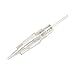 EZTAT2 50 Pieces Disposable Stainless Steel Microblading Eyebrow Tattoo Needles for Charmant Rotary Permanent Makeup Machine 1 Round Liner