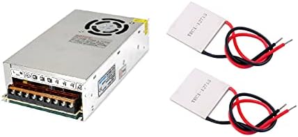 INVENTO 2pcs TEC-12715 12V 150W Thermoelectric Cooler Peltier Plate Module with 12V 30A DC Power Supply