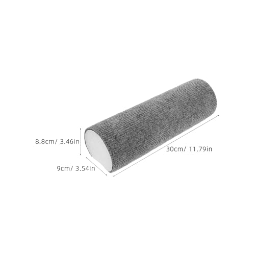 Poste rascador adhesivo gris 30x9 cm para gatos miniatura 2