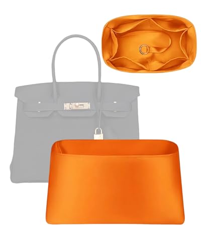 Organizador de bolsa macio e sedoso para bolsas Hermes Birkin 20/25/30/35/40 - bolsa leve e luxuosa com forro interno de toque macio (personalizado, BK20)