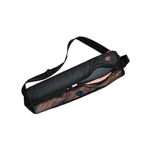 Manduka Breathe Easy Full Zip Yoga Mat Carrier Bag – With Pocket, Adjustable Strap, Suitable for Most Yoga Mats