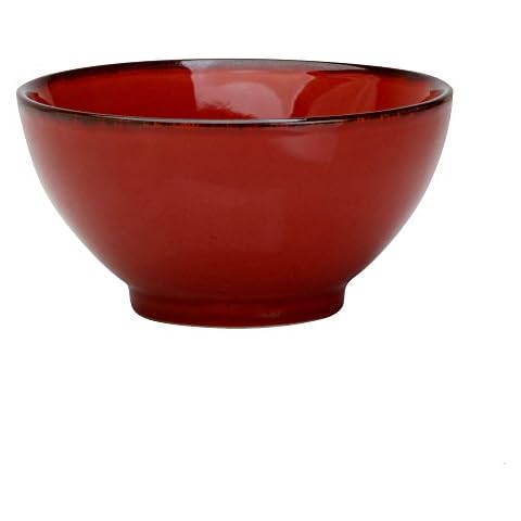 Avet Spain Game of Bowls, Stoneware 14.7x14.7x7.5 cm red Cover