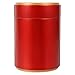 Tea Tin Canister with Airtight Lids, Tea Canister Tea Leaf Jar, Tea Storage Tea Bag Container Small Kitchen Canisters for Tea Coffee Sugar Storage, Red