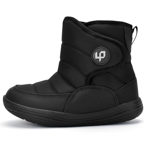 Toddler Winter Snow Boots Boys Girls Waterproof Slip Resistant Warm Winter Shoes(Toddler/Little Kid/Big Kid)