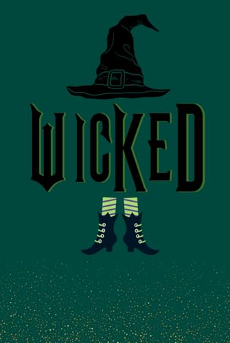 Wicked Thoughts Inspired Notebook / Journal / Scrapbook - Unique design (White) - Lined Notebook with Date Field